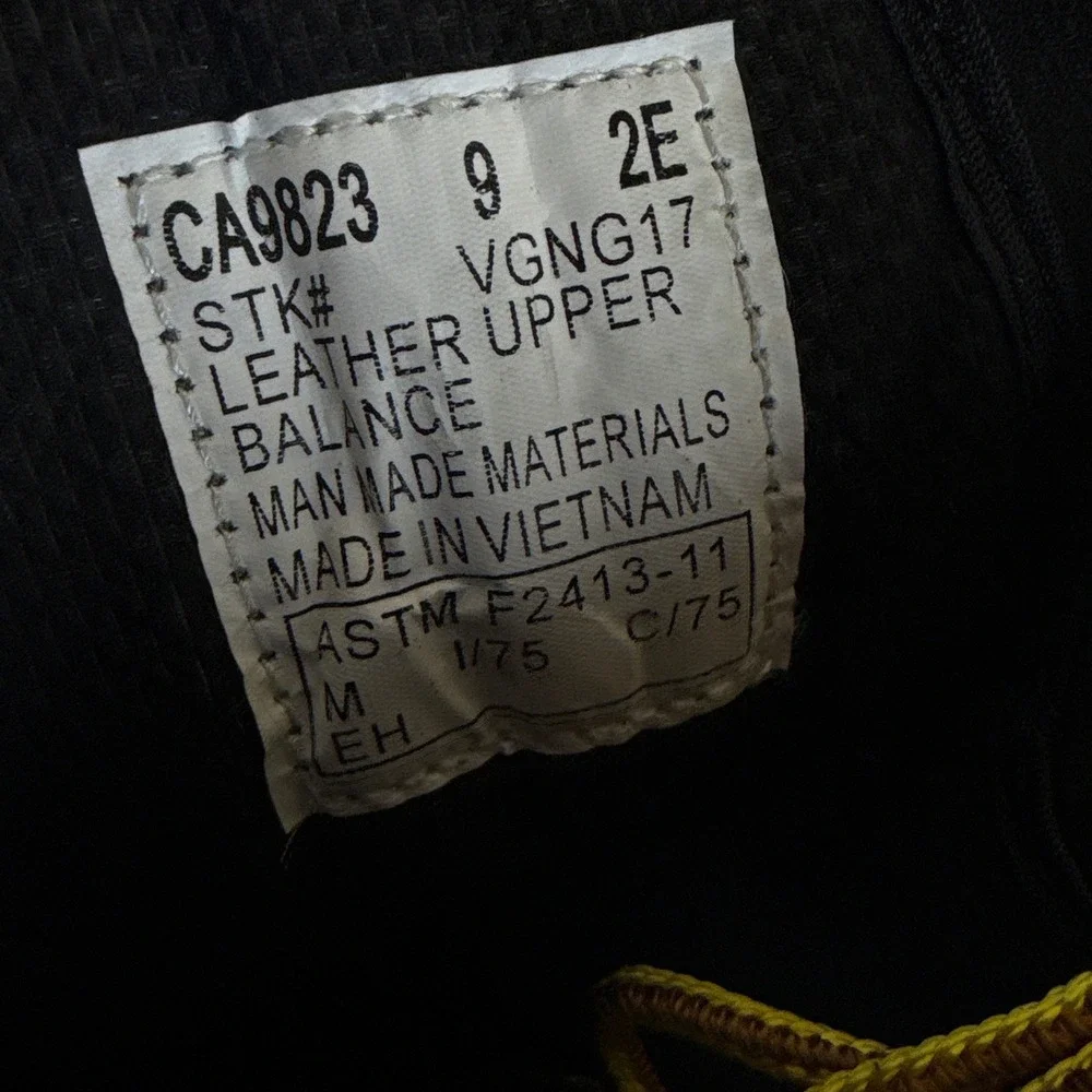 Carolina 8 Inch Steel Toe Logger Boots Mens 9 2E Black‎ CA9823 Waterproof